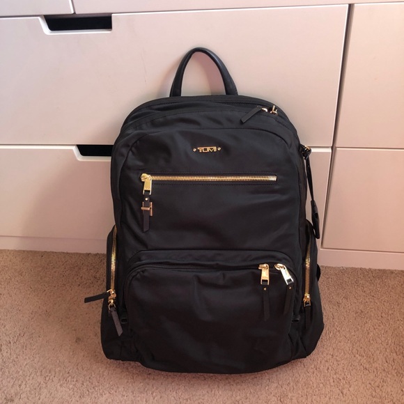 Tumi voyager Carson backpack - gold hardware - Picture 3 of 15
